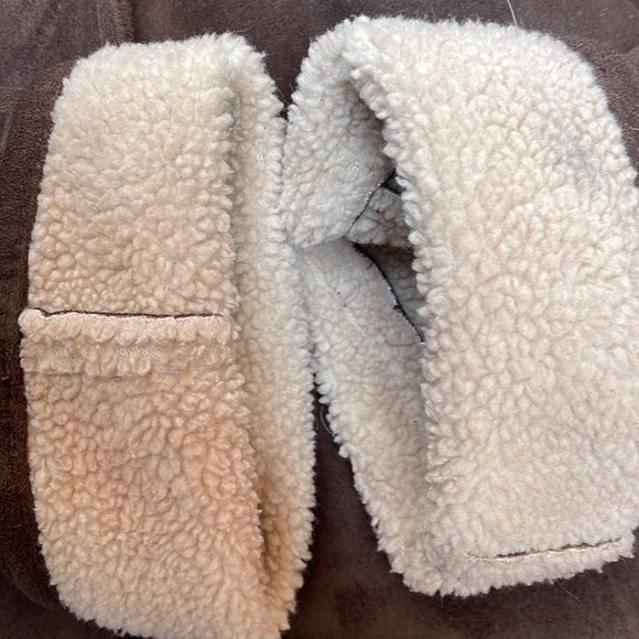 White Stag brown faux suede button down long sleeve oversized jacket size 3XL - Picture 15 of 15